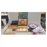 Tray Of Assorted Items Including Vintage Games,