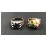 (1) Sterling Silver Men