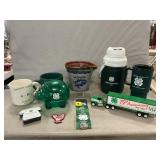 Lot Of 4 - H Memorabilia, Signed Lebanon Pottery