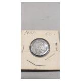 (1) 1937 U.S. Indian Head/Buffalo Nickel