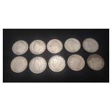 (10) U.S. Liberty Head "V" Nickels