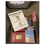 Box Lot Of Manga Books, DVDï¿½s, Bookmark