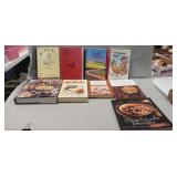 (9) Assorted Cookbooks