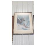 (1) Framed Print Signed By Edward Bierly &