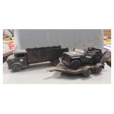 Vintage Marx Pressed Steel Military (U.S. Army)