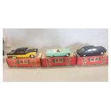 (3) Vintage Promo Cars w/ Boxes