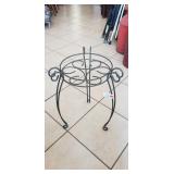 (1) Metal Plant Stand (22" Tall/12" Diameter