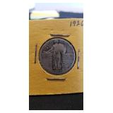 (1) 1926 U.S. Silver Standing Liberty Quarter