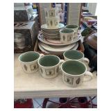 Lot With Pfaltzgraff Cups/Saucers, Assorted