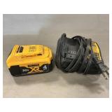 DeWalt 20v 4 Amp Lithium Battery, Charger