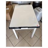 Vtg Enamel Top Table