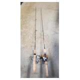 (2) Fishing Rods w/ Reels (Review Photos)