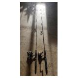 (2) Fishing Rods w/ Reels (4