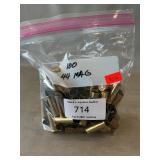 (100) .44 Mag. Empty Shells (As Per Consignor