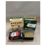 (44) 20 Gauge Shotgun Shells, (42) Rounds Of .22