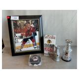 Signed Chris Chelios Photo, Signed Glenn Hall