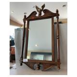 Wood Framed Wall Mirror;Measures 32" x 18ï¿½