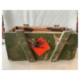 World War II Japanese Ammo Crate W/Feed Strup