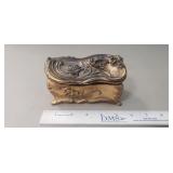 (1) Antique Art Nouveau Jewelry Cast/Trinket Box