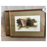 Pair Of Watercolor Painting By Bradley Hendershot