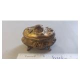 (1) Antique Art Nouveau Jewelry Cast/Trinket Box