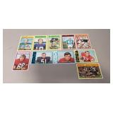 (10) Assorted Vintage NFL Football Cards