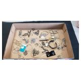 Tray Of Assorted Sterling Silver/925 Jewelry