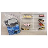 (7) Assorted Fishing Lures & (2) Small