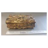 (1) Antique Art Nouveau Jewelry Cast/Trinket Box
