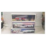 (3) Hess Trucks (1986-Bank, 1989 & 1990)