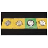 (4) U.S. Silver Quarters