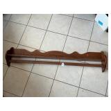 Wooden Display Shelf/Quilt Hanger