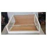 Vintage Display Case (Wood Frame w/ Glass