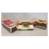 (3) Vintage Promo Cars w/ Boxes