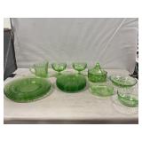 Green Blck Optic Pkates & Assirted Green