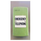 (1) Vintage Emergency Call Box (7"ï¿½6"ï¿½13")