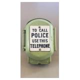 (1) Vintage Police Call Box (9"ï¿½6"ï¿½12")