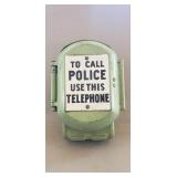 (1) Vintage Police Call Box (9"ï¿½6"ï¿½12")