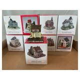 (8) Liberty Falls Resin Buildings