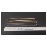 (3) 14K Gold Chains (UNVERIFIED)