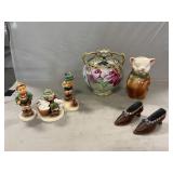 (3) Goebel Hummel Figures, Nippon Vase,