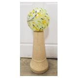 Decorative Garden Gazing Globe w/ Pedestal (30"