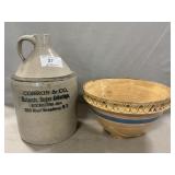 Yellow are Bowl, (Chipped, Crazing),  Conron &