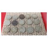 (15) U.S. Indian Head/Buffalo Nickels