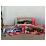(3) 1:24 ScaleRevell Die-Cast Stock Cars