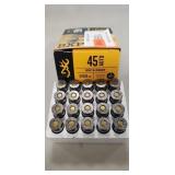 (20) Rounds 45 Auto Ammo