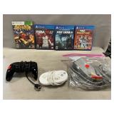 Xbox 360 & PS4 Games, Wii Controllers, Adapter