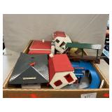 Box Of Assembled Plasticville