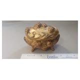 (1) Antique Art Nouveau Jewelry Cast/Trinket Box