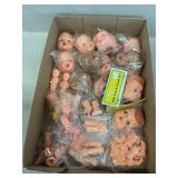 New Doll Heads, Arms, Legs For